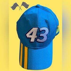 Nascar #43 Richard Petty embroidered hat blue yellow‎ eckrich